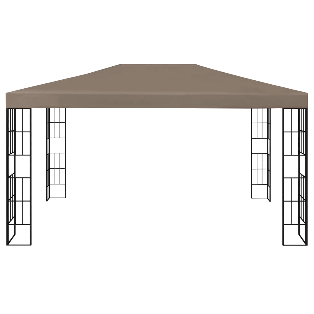 Paviljong 4x3 m gråbrun