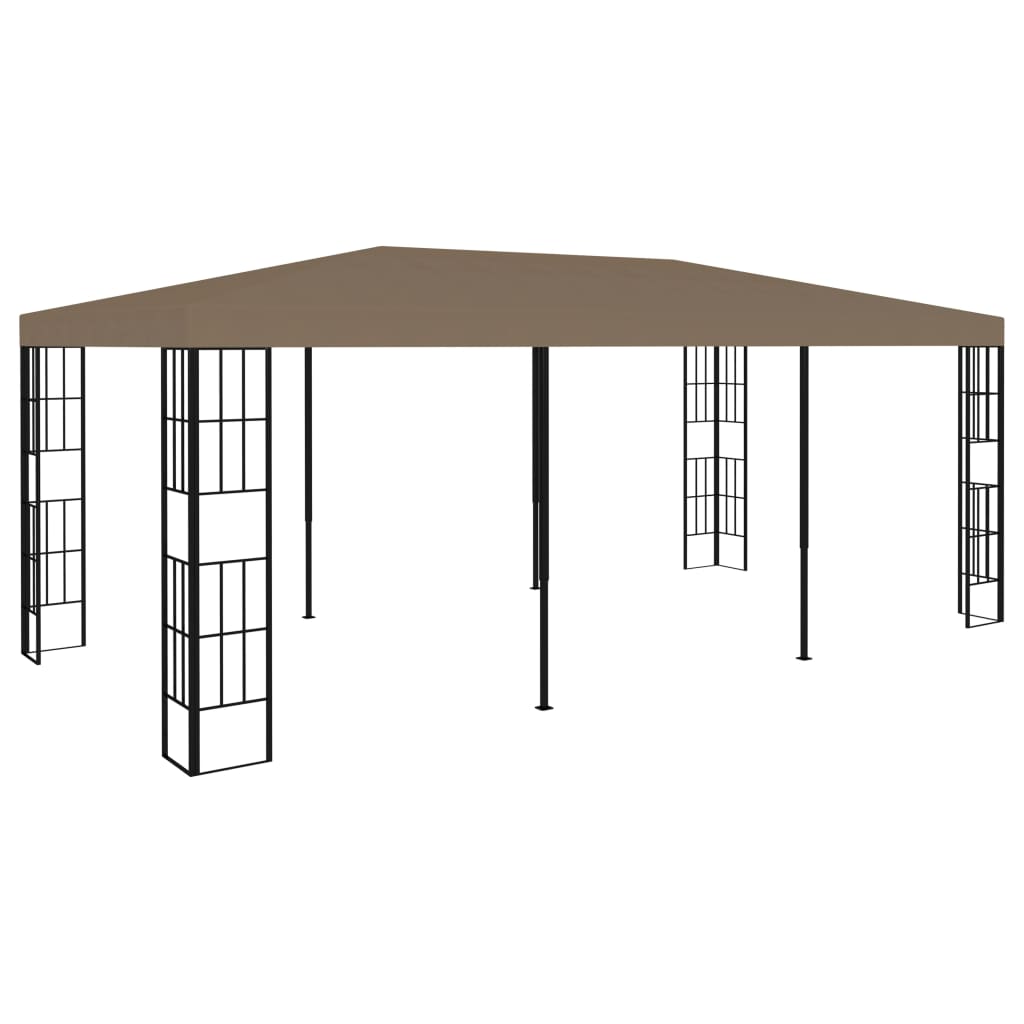 Paviljong 6x3 m gråbrun