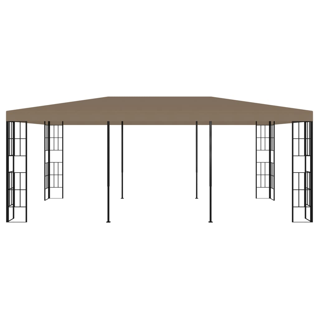 Paviljong 6x3 m gråbrun