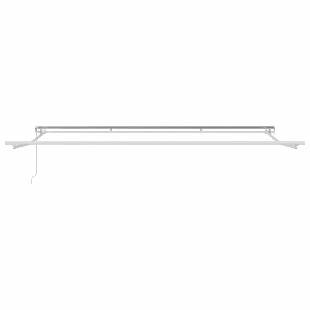 Markise Manual Hvit 4,5 × 3,5 m Metall
