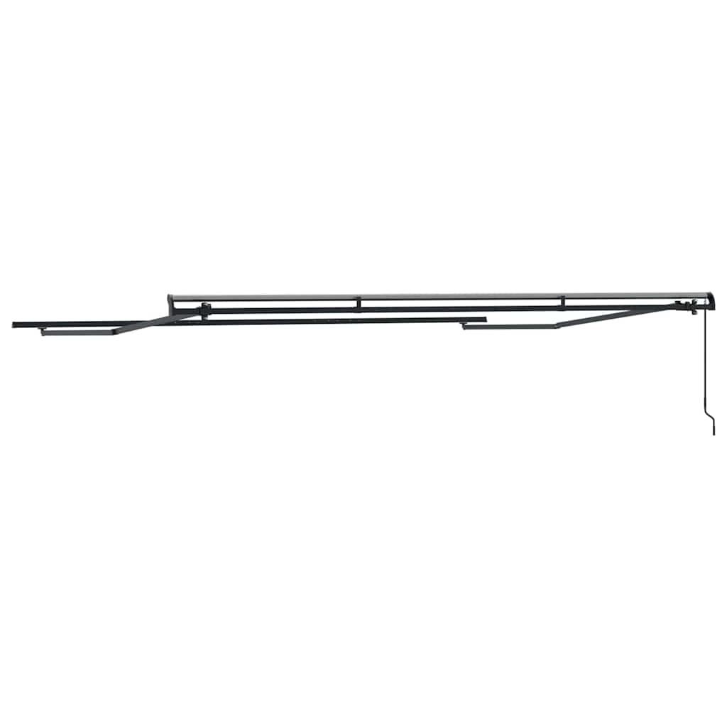 Markise Manual Antrasitt 5 x 3 m Metall