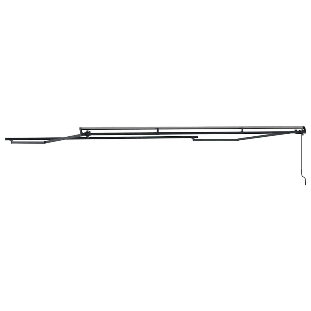Markise Manual Antrasitt 5 × 3,5 m Metall