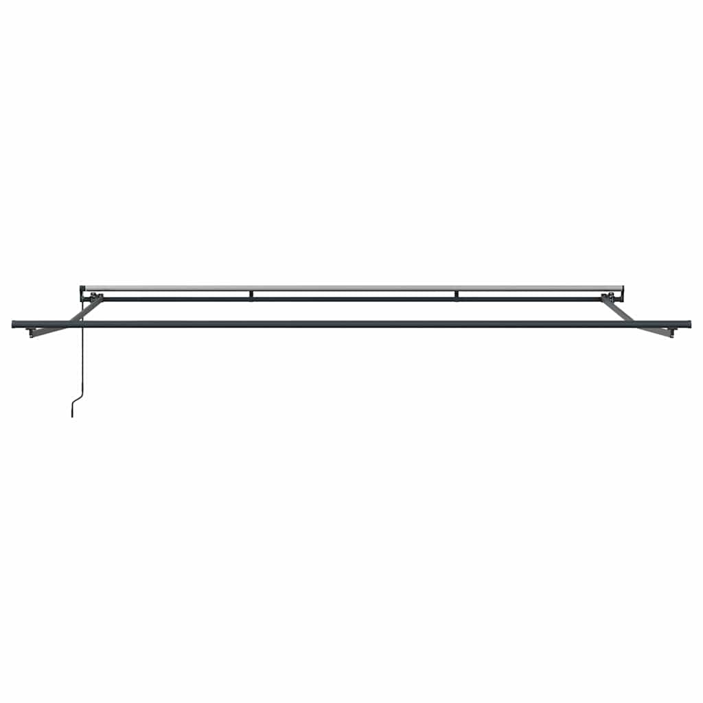 Markise Manual Antrasitt 5 × 3,5 m Metall