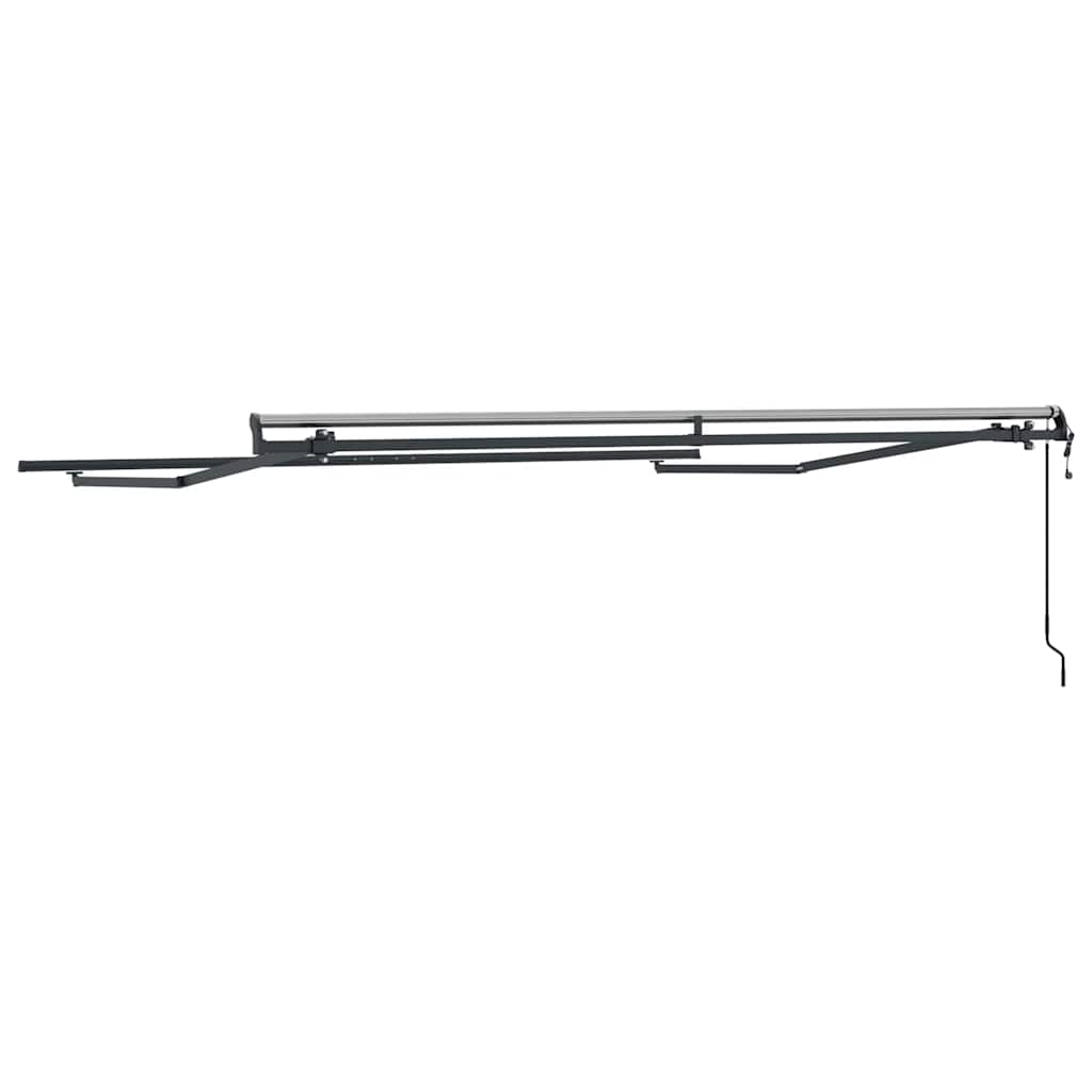 Markise Manual Antrasitt 3,5 x 2,5 m Metall