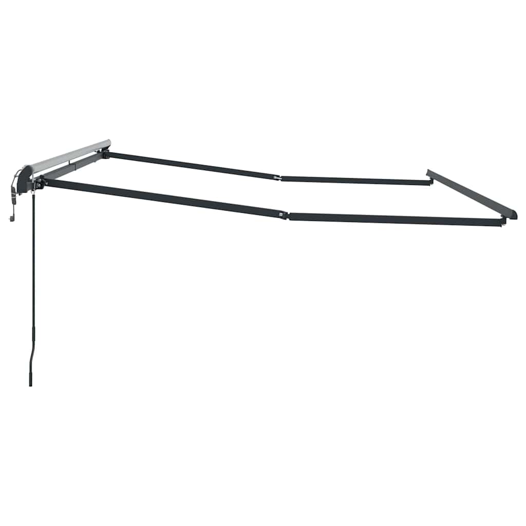 Markise Manual Antrasitt 3,5 x 2,5 m Metall