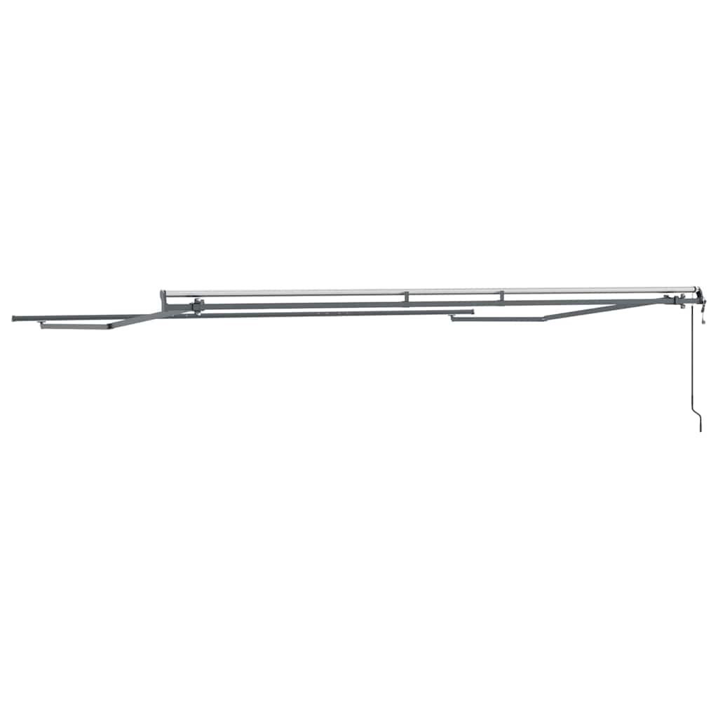 Markise Manual Antrasitt 4,5 × 3 m Metall
