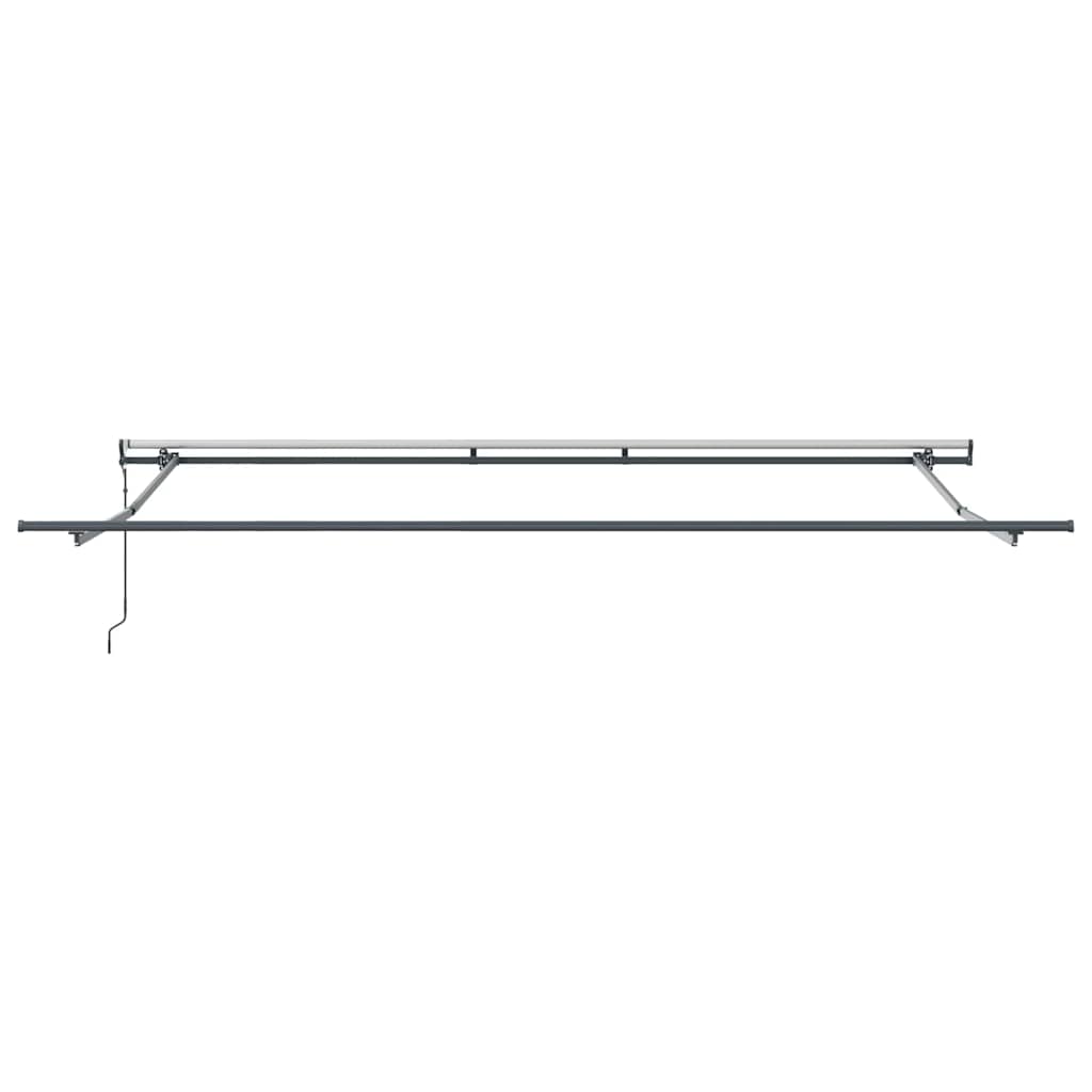 Markise Manual Antrasitt 4,5 × 3 m Metall