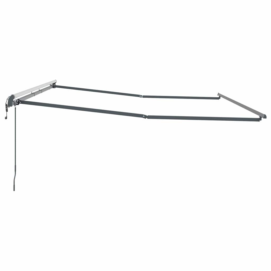 Markise Manual Antrasitt 4,5 × 3 m Metall