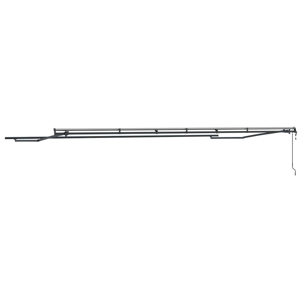 Markise Manual Antrasitt 6 x 3 m Metall