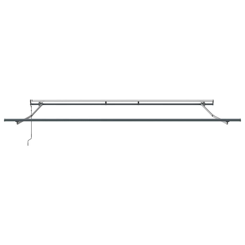 Markise Manual Antrasitt 4 × 3,5 m Metall