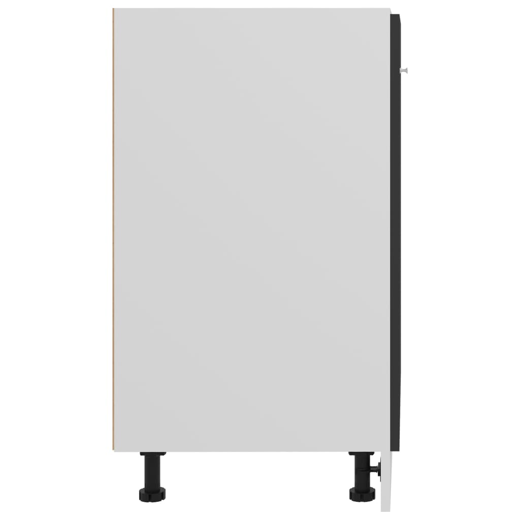 Bunnskap svart 60x46x81,5 cm konstruert tre