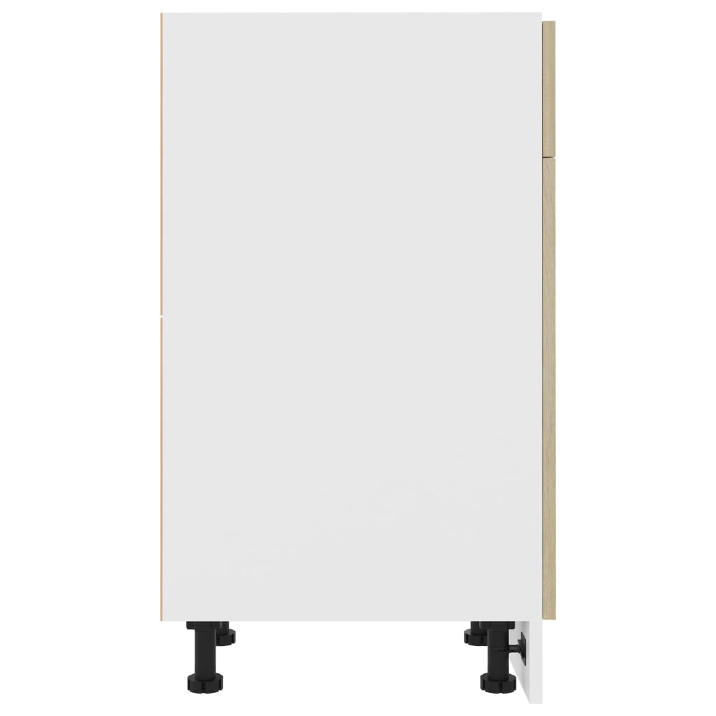 Bunnskap med skuff sonoma eik 30x46x81,5 cm konstruert tre