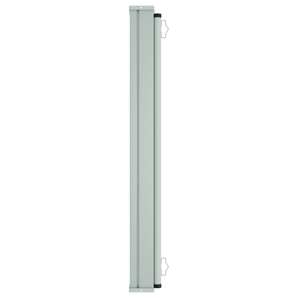 Uttrekkbar sidemarkise 140x600 cm kremhvit