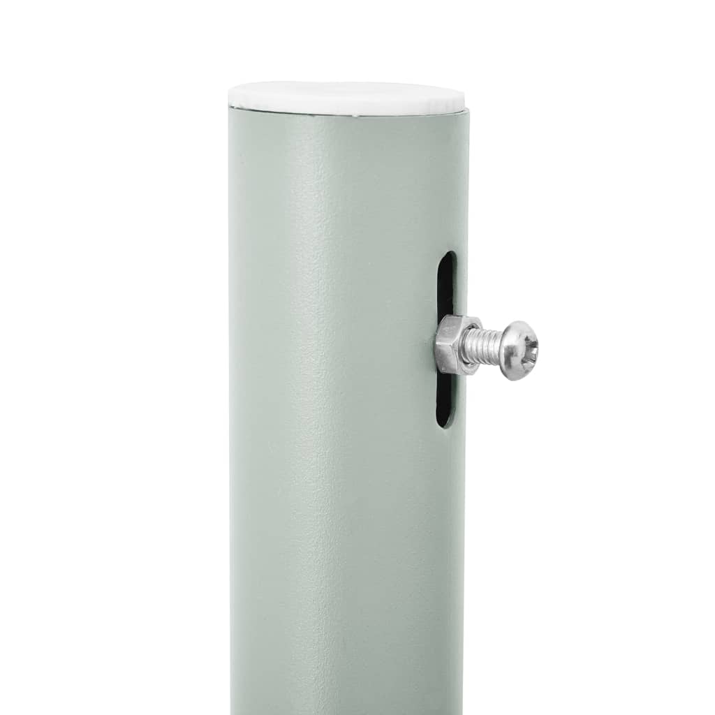 Uttrekkbar sidemarkise 140x600 cm kremhvit