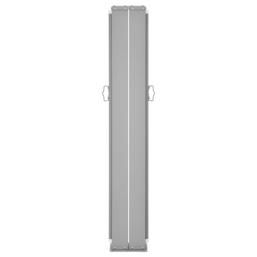 Uttrekkbar sidemarkise 170x1200 cm kremhvit