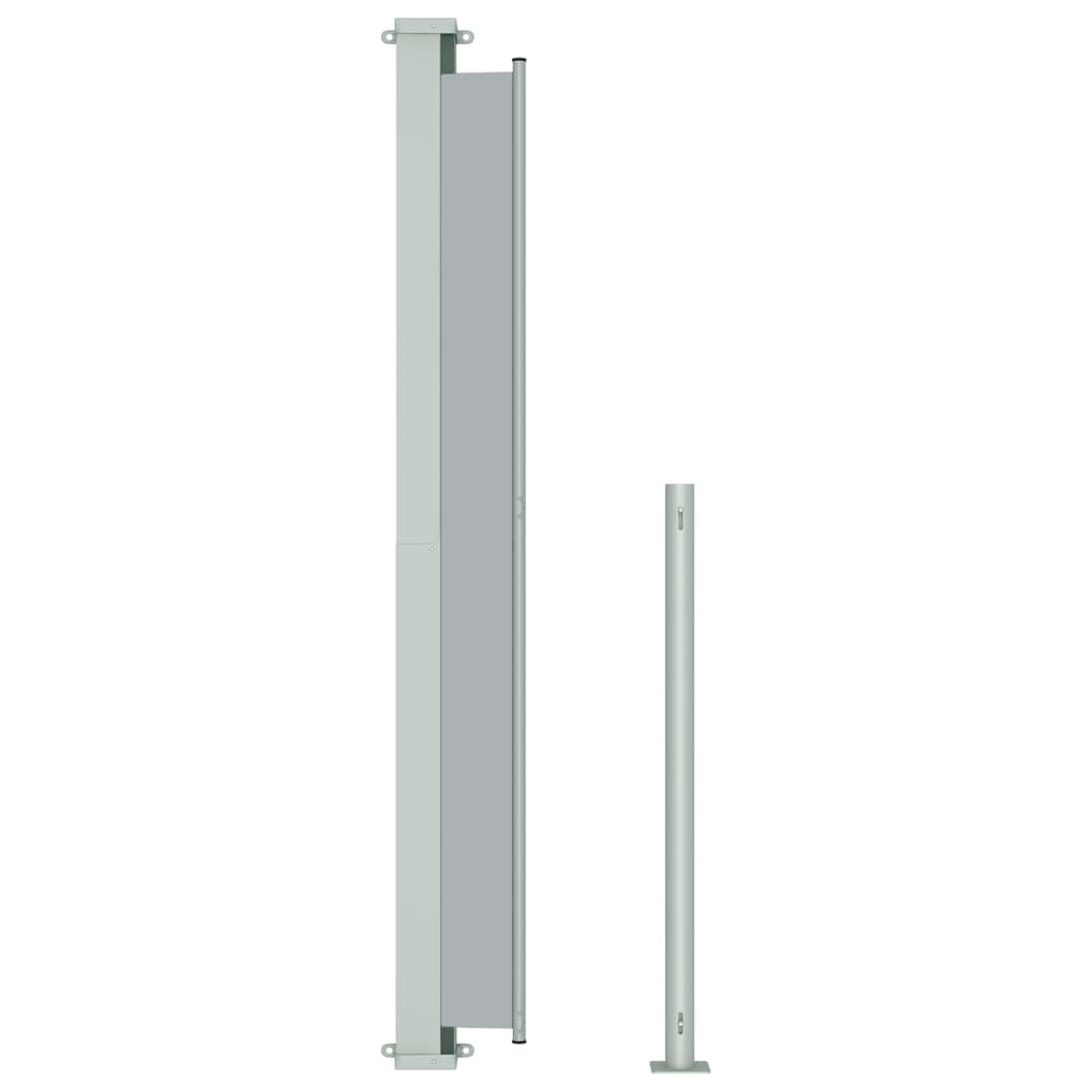 Uttrekkbar sidemarkise 200x300 cm grå