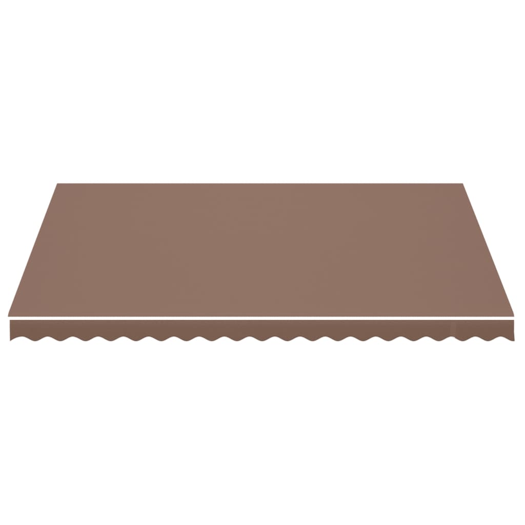Erstatningsduk for markise brun 4,5x3,5 m