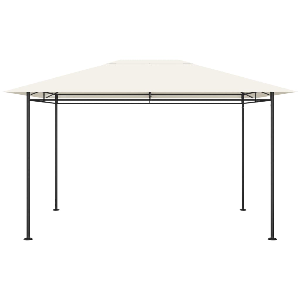 Paviljong 384x281x270 cm kremhvit 180 g/m²