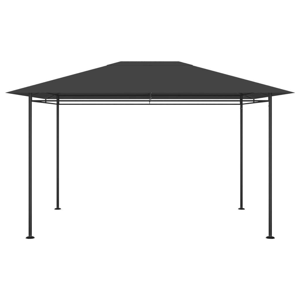 Paviljong 384x281x270 cm antrasitt 180 g/m²