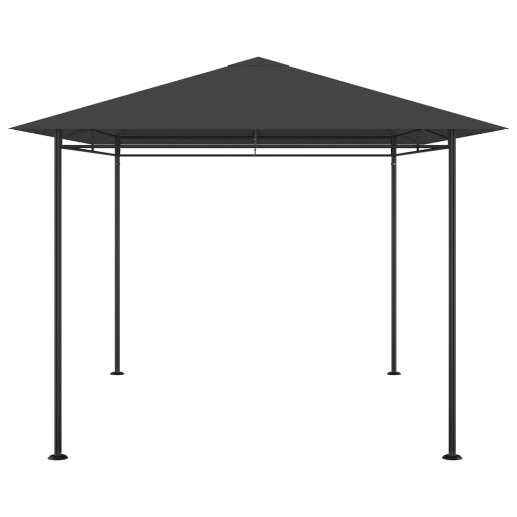 Paviljong 384x281x270 cm antrasitt 180 g/m²