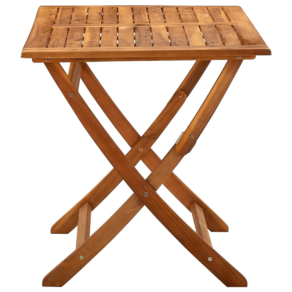 Sammenleggbart hagebord 120x70x75 cm heltre akasie