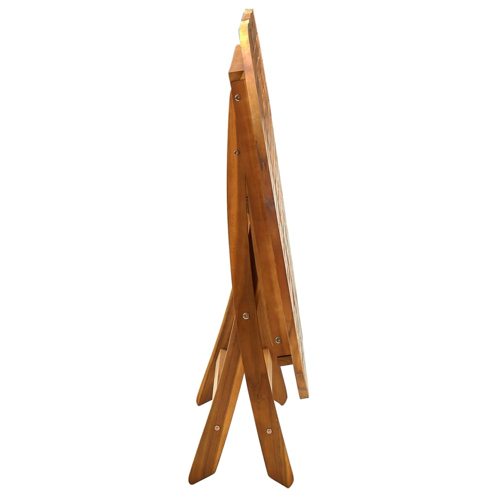 Sammenleggbart hagebord 160x85x75 cm heltre akasie