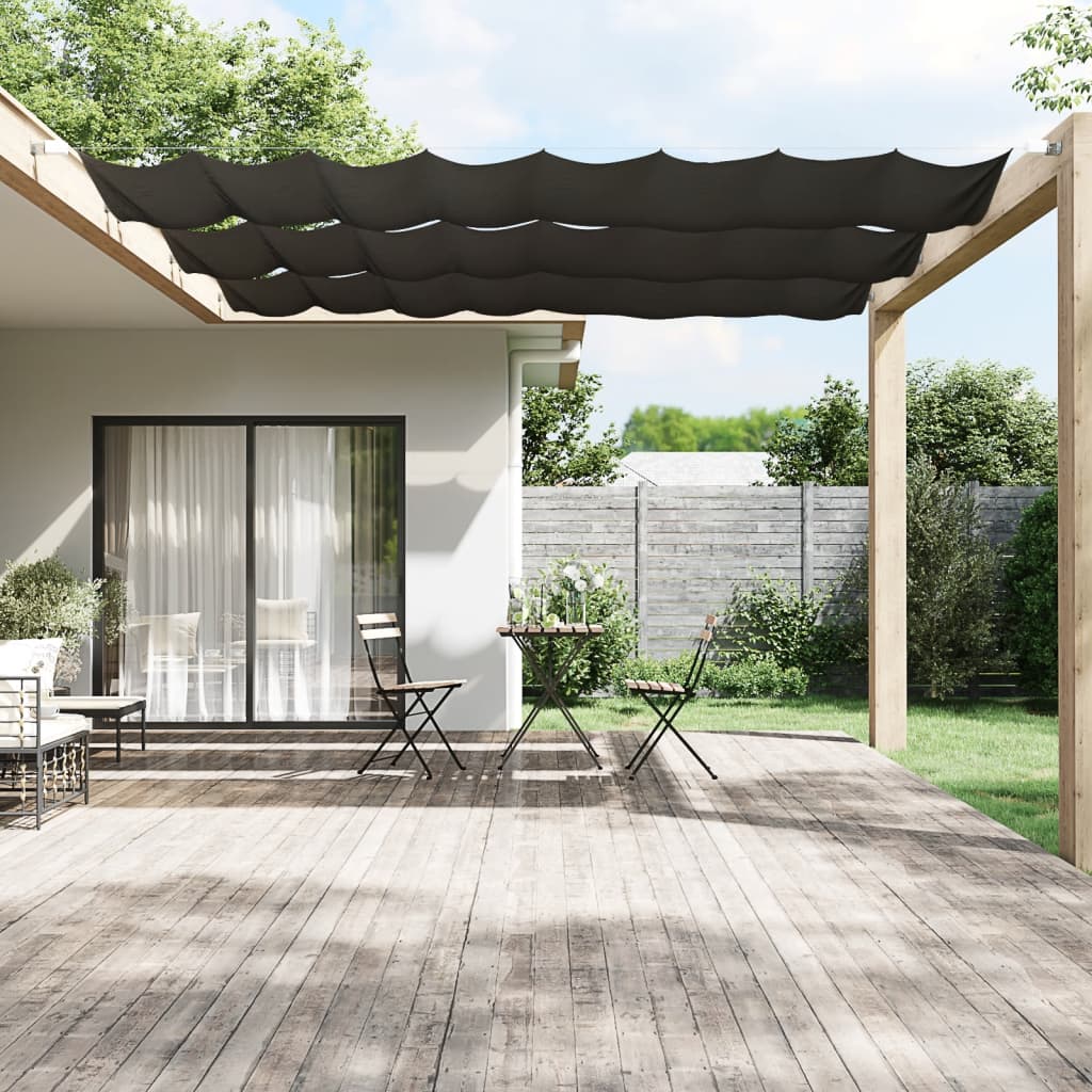 Vertikal markise antrasitt 60x420 cm oxfordstoff