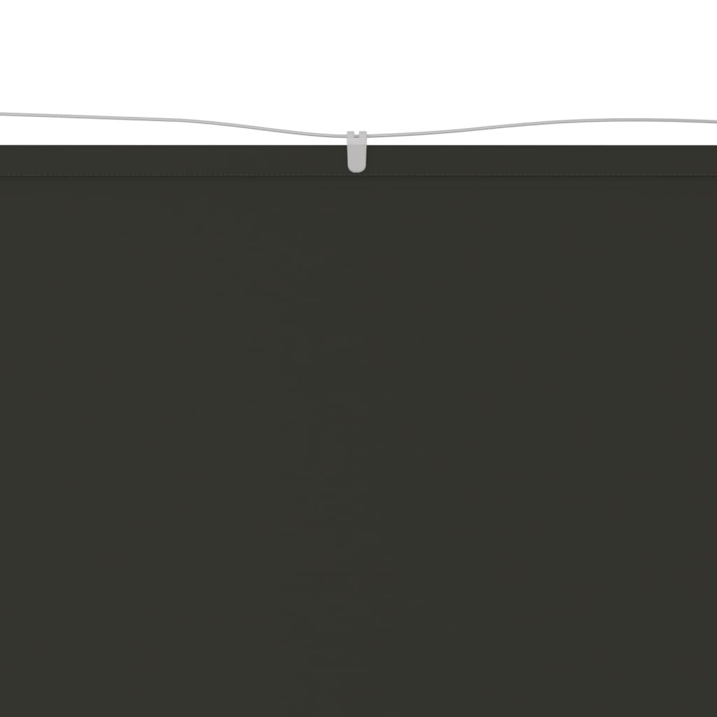Vertikal markise antrasitt 140x420 cm oxford stoff