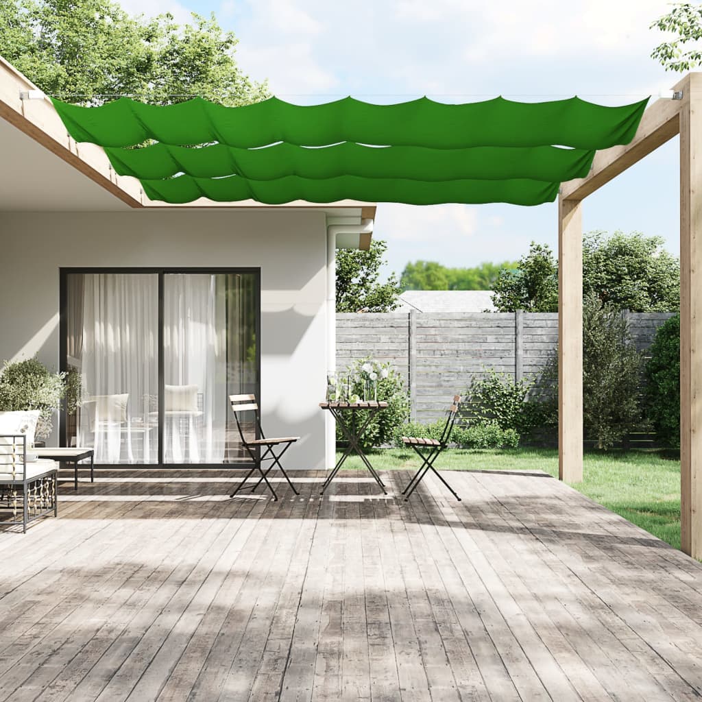 Vertikal markise lysegrønn 60x600 cm oxfordstoff