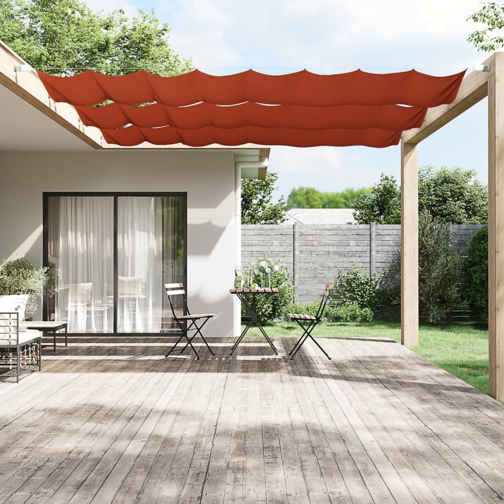 Vertikal markise terrakotta 60x1000 cm oxfordstoff