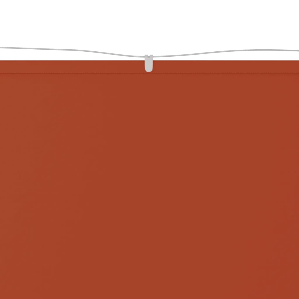 Vertikal markise terrakotta 180x600 cm oxfordstoff