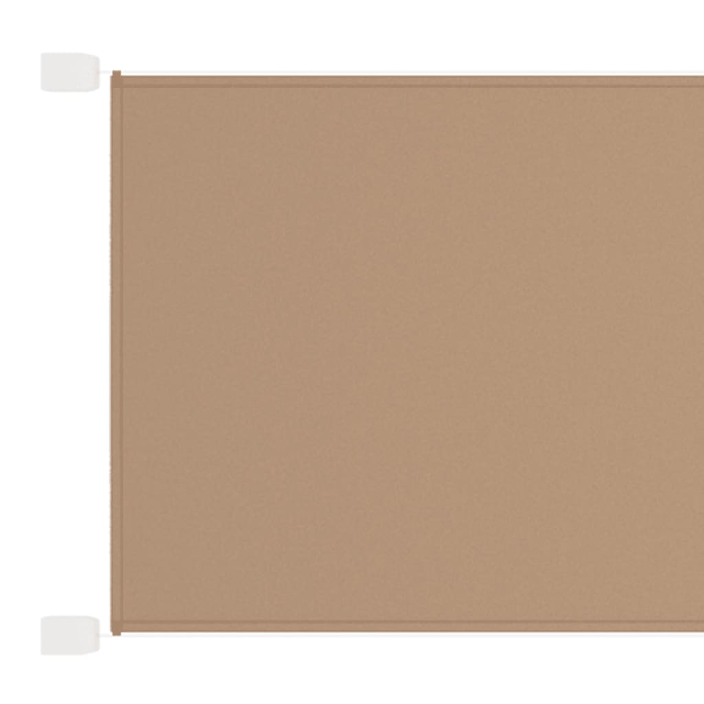 Vertikal markise gråbrun 100x1200 cm oxford stoff
