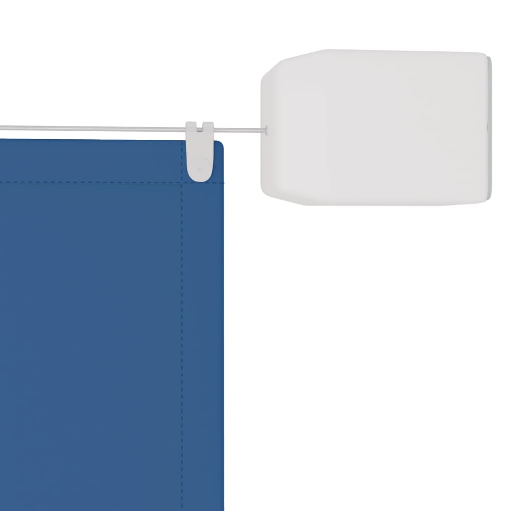 Vertikal markise blå 60x360 cm oxford stoff