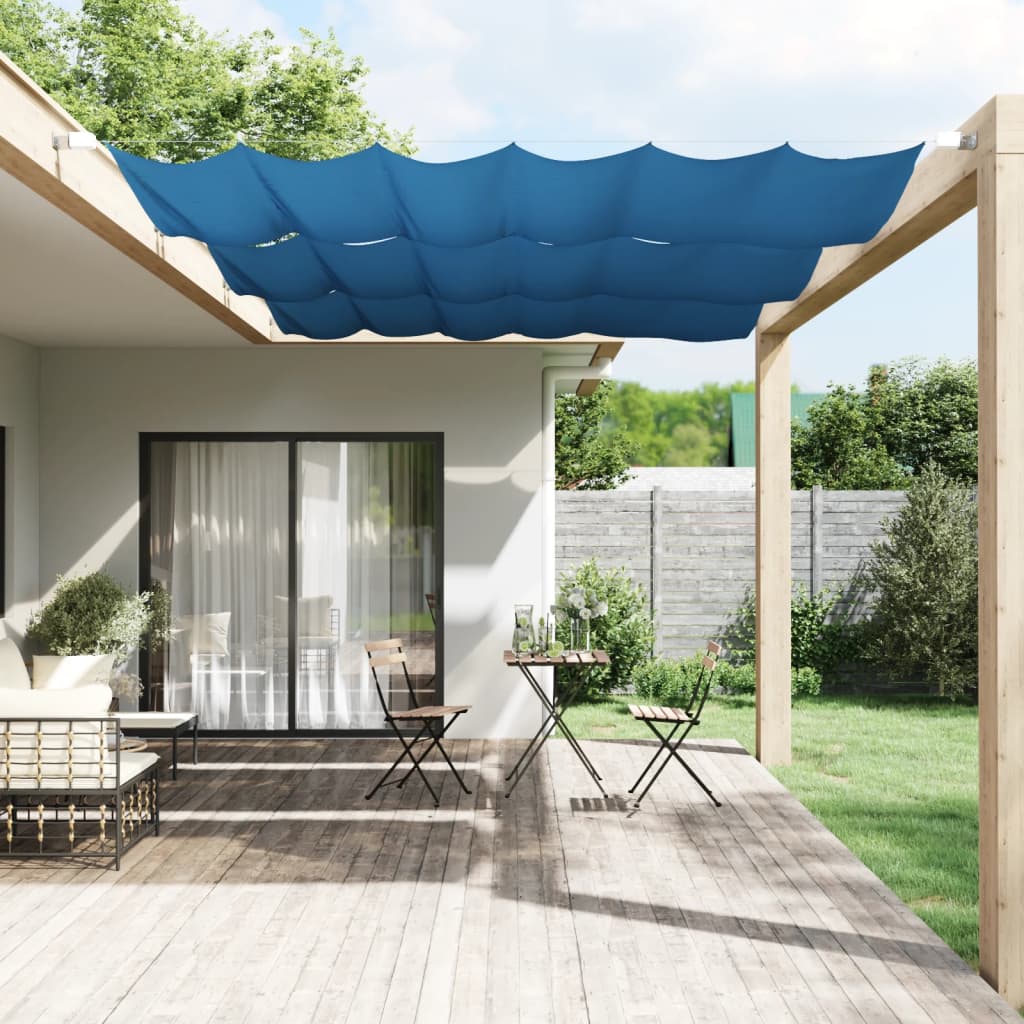 Vertikal markise blå 140x270 cm oxfordstoff