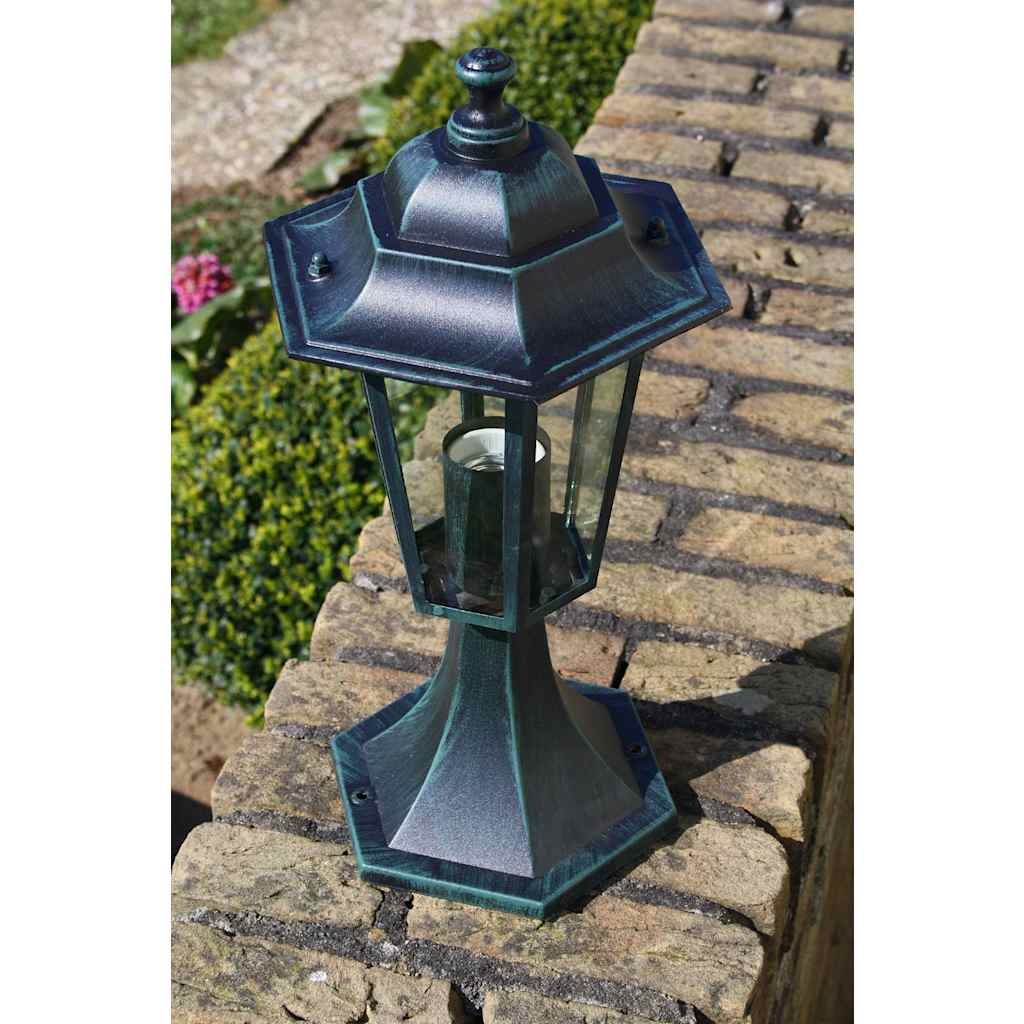 Hagelamper 2 stk mørkegrønn/svart aluminum