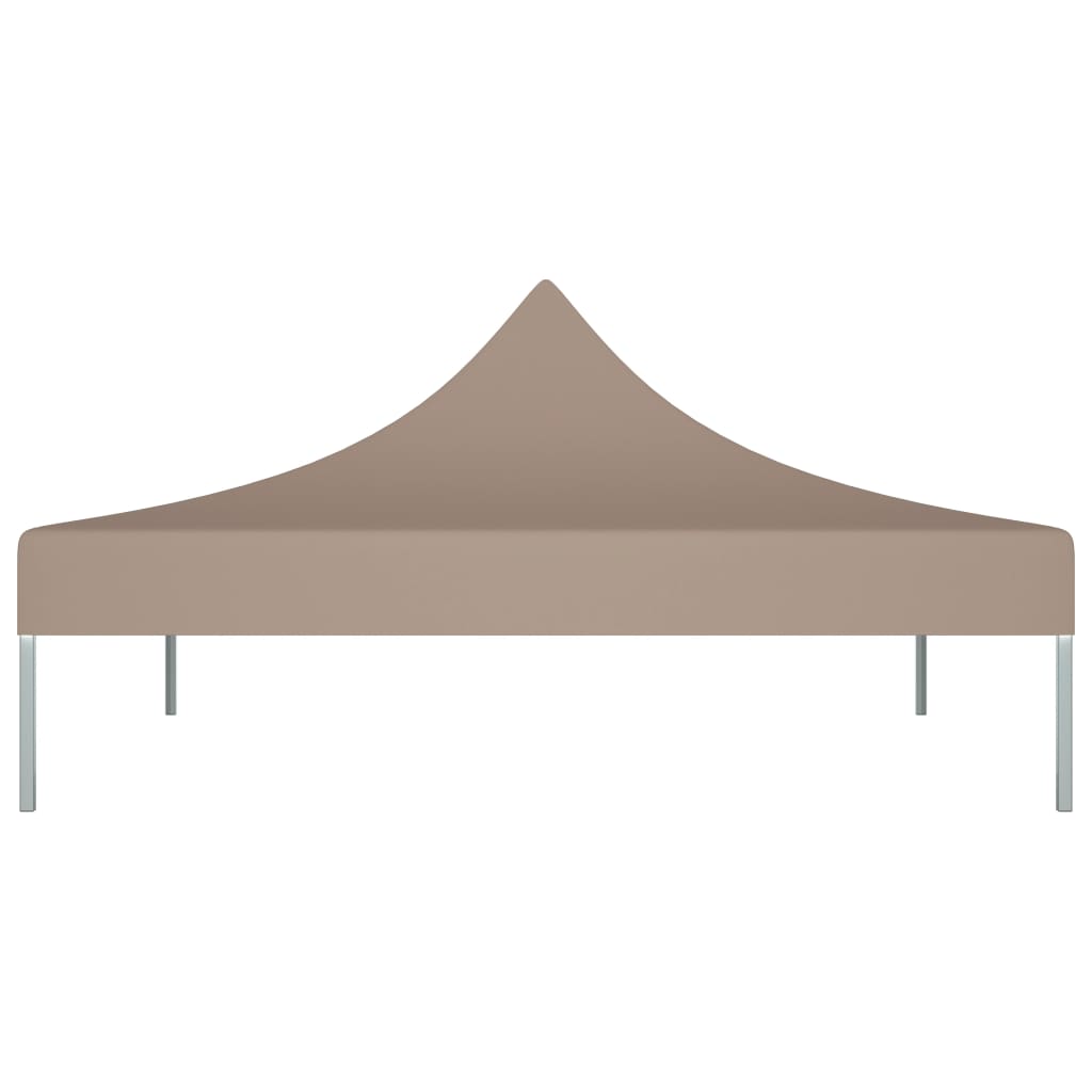 Teltduk for festtelt 3x3m gråbrun 270 g/m²