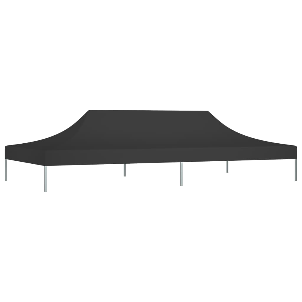 Teltduk for festtelt 6x3 m svart 270 g/m²