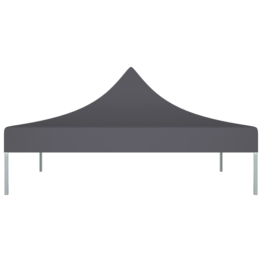 Teltduk for festtelt 2x2 m antrasitt 270 g/m²