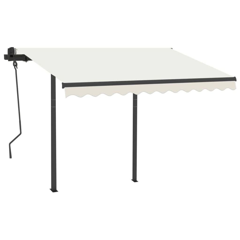 Markisestolpesett antrasitt 300x245 cm jern