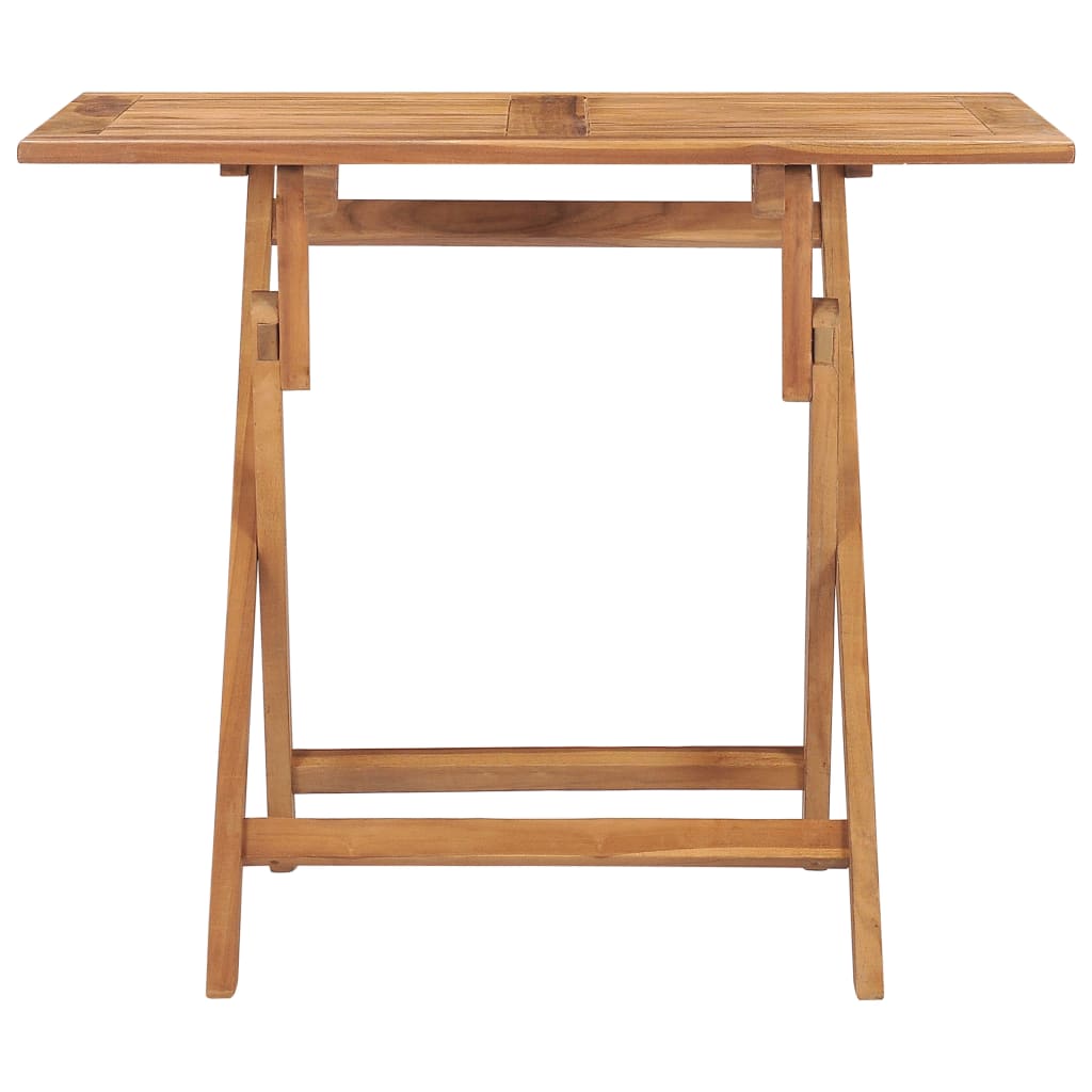 Sammenleggbart hagebord 90x60x75 cm heltre teak
