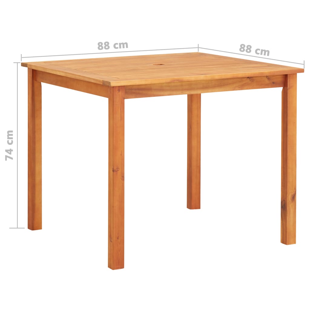 Hagespisegruppe med puter 3 deler heltre akasie