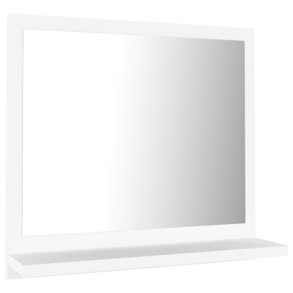 Baderomsspeil hvit 40x10,5x37 cm sponplate