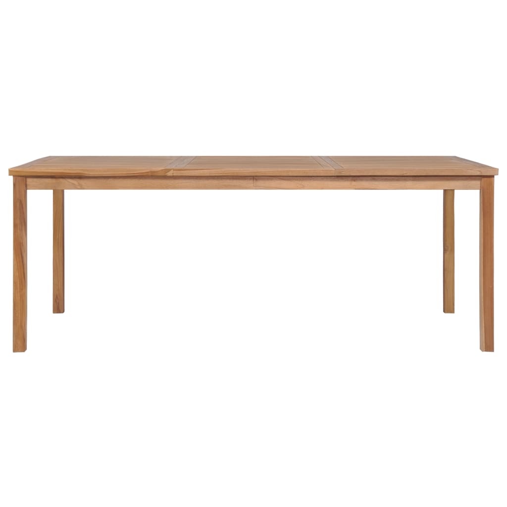 9-delers hagespisesett 200x100 cm heltre teak
