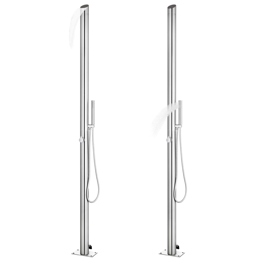 Hagedusj 220 cm rustfritt stål