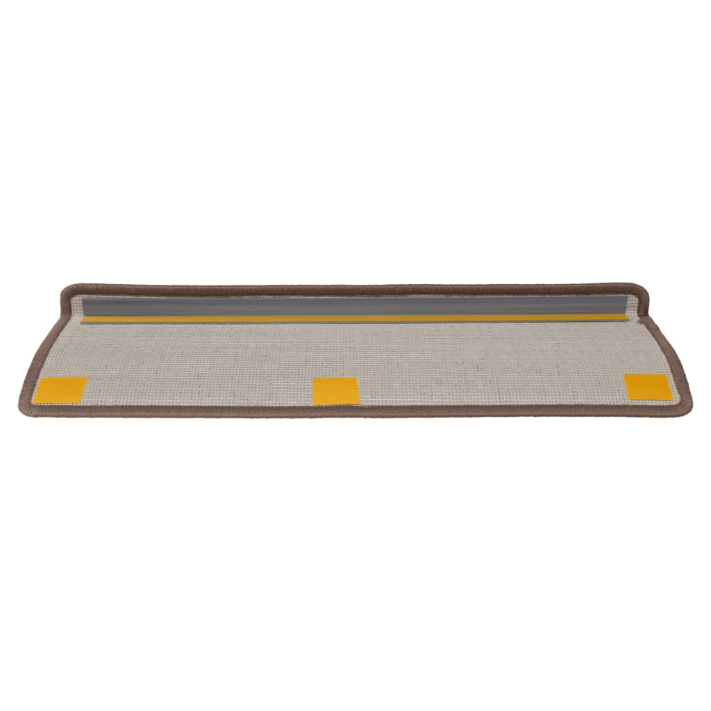 Trappetrinnstepper 15 stk 65x21x4 cm brun