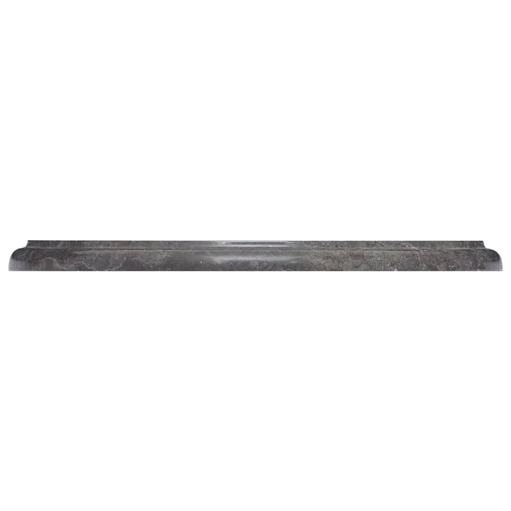 Bordplate svart Ø40x2,5 cm marmor