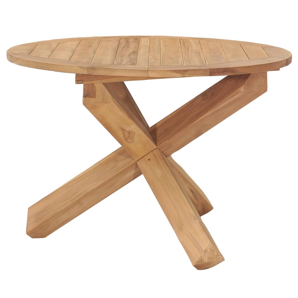 Hagespisebord Ø110x75 cm heltre teak