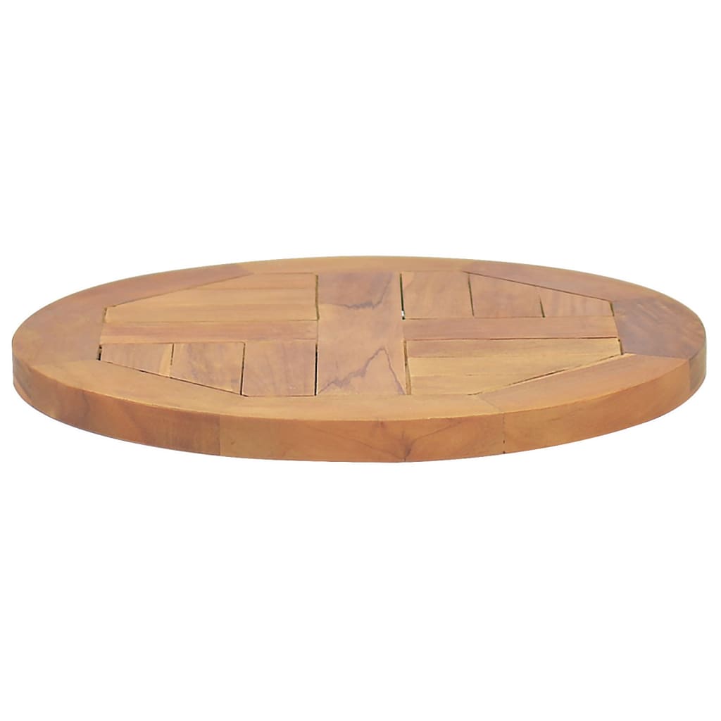 Bordplate heltre teak 2,5 cm 40 cm