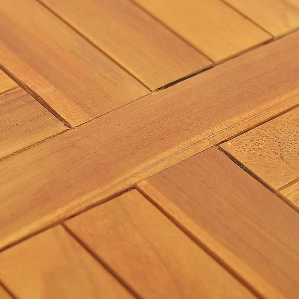 Bordplate heltre teak 2,5 cm 50 cm