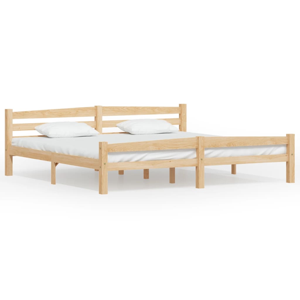 Sengeramme heltre furu 200x200 cm